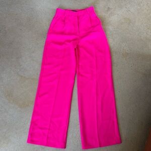 Bright Pink Zara Dress Pants